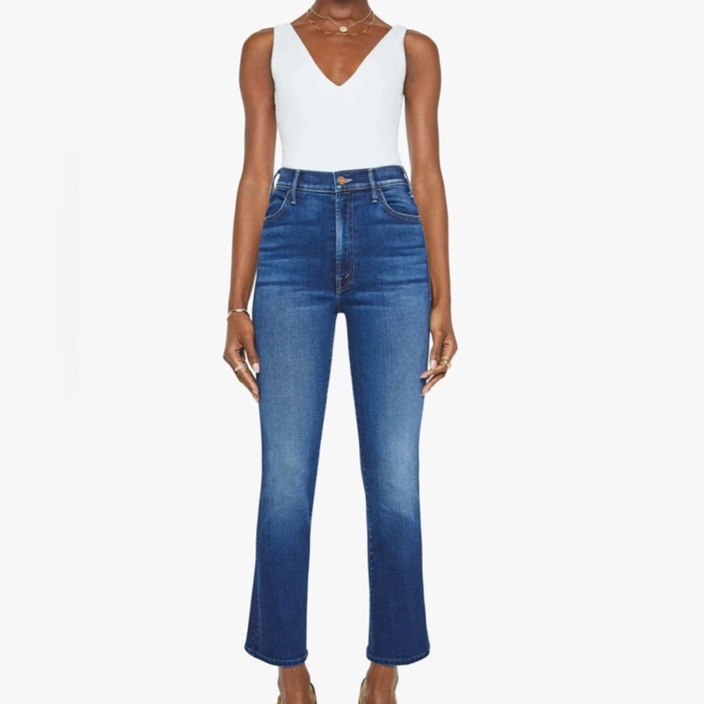 MOTHER Denim The Hustler Ankle Taking Chances Jeans Size 24